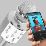 Bluetooth Silver Mic with Speaker