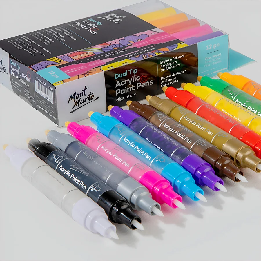 Buy Premium Quality Dual Tip Acrylic Paint Markers