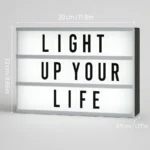 Customized Led Message Light Box