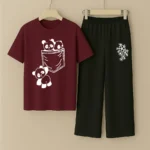 Personalized Maroon Nightshirts for Women