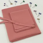 Rose Pink Georgette Hijab and Niqab Set