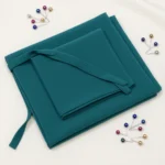 Teal Georgette Hijab and Niqab Set