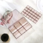 30 Compartment Brown Acrylic Clear Storage Organizer