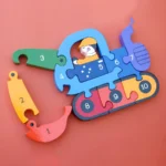 Best Educational Transport Puzzle Toy with Numbers