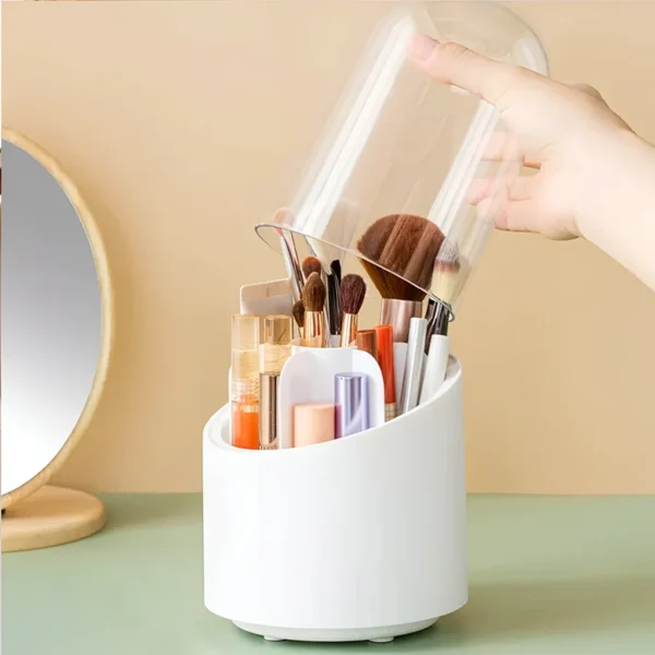Buy Rotating Cosmetic Storage with Compartments Online in Pakistan