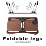 Foldable Lap Table with Cup and Tablet Holder Online