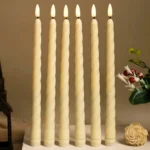 Battery Operated Twist Flameless LED Candle for Decoration