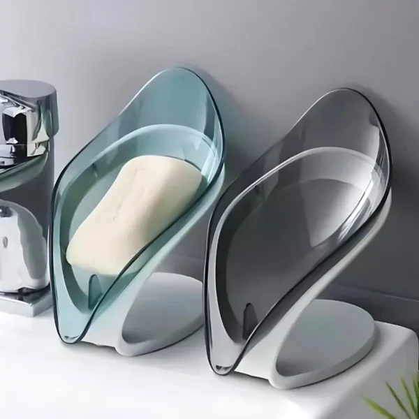 Modern Bathroom Soap Dish with Water Drainage for Sink and Shower Use
