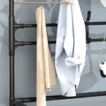 Multi Purpose Shoe Shelf with Hooks for Jackets, Hats, and Bags