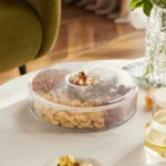 5 Grid Double Layer Rotating Tray