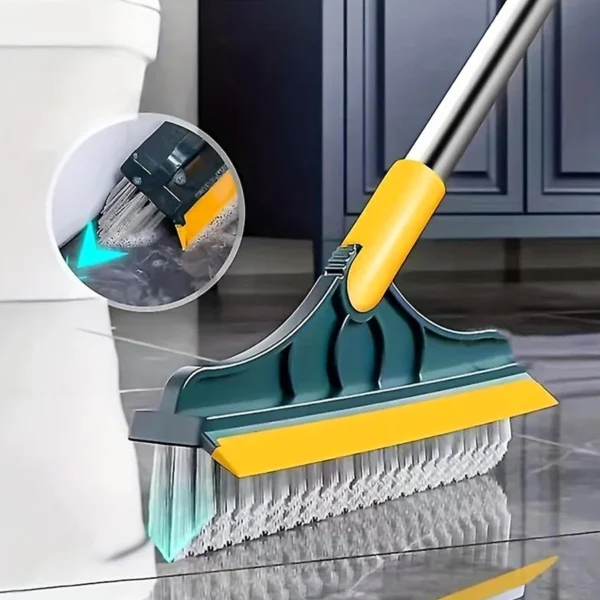 Buy 2-in-1 Floor Cleaning Brush with Built-in Scraper and Brush